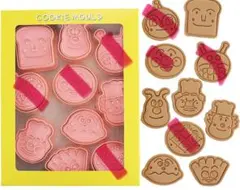 アンパンマン　型抜き　クッキー型　チーズ　食パンマン　カレーパンマン　セット