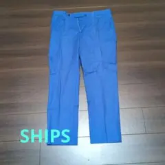 SHIPS Tailoring Style チノパン ブルーのサムネイル