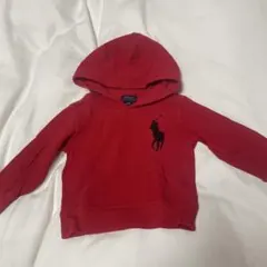 Polo Ralph Lauren フード付きトレーナー 2/2T レッド