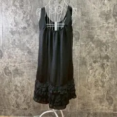 ✨マーキュリーデュオ✨ノースリーブワンピース♡裏地あり♡ストレッチなし♡黒(F)