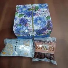 お煎餅詰合　岩塚製菓　花ルコリ麗花　たなべのかりん糖　ぬれおかき　新潟のれん本舗のサムネイル