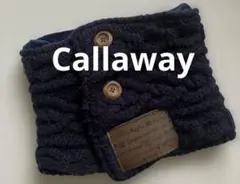 Callaway キャロウェイゴルフ　ネイビー ネックウォーマー FRサイズ
