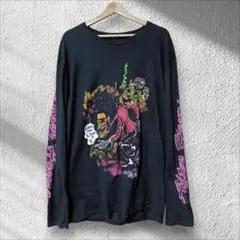 kikillo ロックマン2 ボス プリント 総柄 スウェット XXL ブラック 