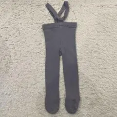 tete a tete グレー サスペンダー付き ベビータイツ