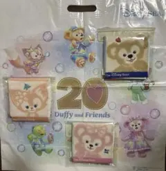 ディズニーシー　ダッフィー シェリーメイ　リーナベル　新品未使用　ミニタオル3