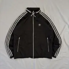 adidas originalsナイロンジャケット 黒 ストリート カジュアル