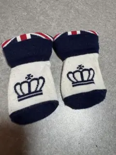baby doll 王冠デザインのベビー靴下