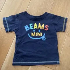BEAMS MINI Tシャツ ネイビー 90cmのサムネイル