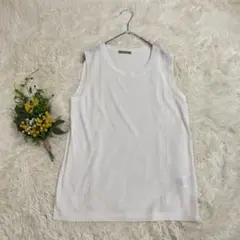 theory luxe セオリーリュクス タンクトップ ノースリーブ グレー