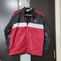 adidas ウィンドブレーカー レッド 160 キッズ