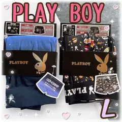 PLAYBOY✨プレイボーイ ボクサーパンツ 前閉じ ストレッチ 総柄 Lのサムネイル