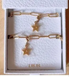 【未開封】ディオールチャーム付チェーンフォンストラップ ノベルティ