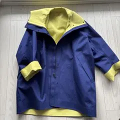 MARNI ネイビー/イエロー マウンテンパーカー S