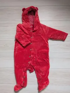 babyGap フリースロンパース レッド