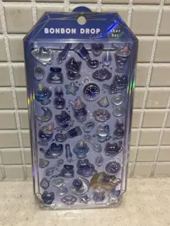 ボンボンドロップシール　よるねこボンボン　シャーベット