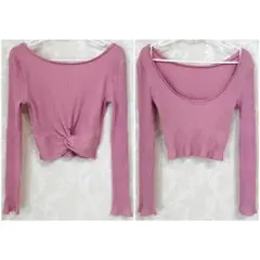 バックオープンリブニットtops♢SeaRoomlynnのサムネイル