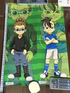 無印イナイレ　2枚　鬼道有人　不動明王　ロングポスター　51センチ