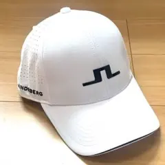 J.Lindebergゴルフキャップ★Ｗｈｉｔｅ　新品未使用