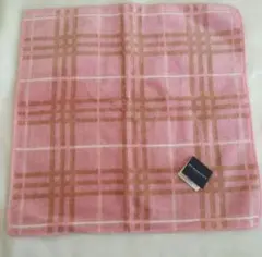 BURBERRY タオルハンカチ ピンク チェックのサムネイル