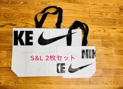 ナイキ ショップ袋 エコバッグ ショッパー S&Lサイズ2枚セット