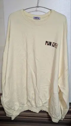 PUNYUS プニュズ キャットスウェット【イエロー】