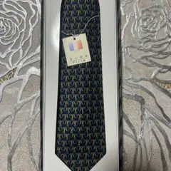 新品未使用 ジャイアンツ＆芦田淳 コラボ ネクタイ 青 絹100％ 抗菌