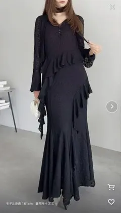 dazzlin ワンピース　ブラック