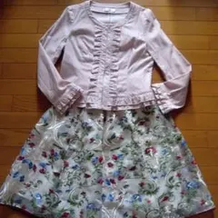 ピンクフリルジャケット