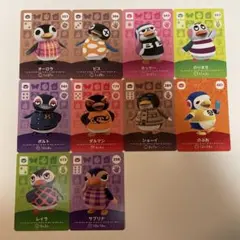 あつ森amiiboカード　オーロラ　ビス　ホッケー　のりまき　ボルト　ダルマン