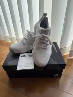 新品❗️コードカオス25 ♡ adidas ゴルフシューズ ホワイト 24cm