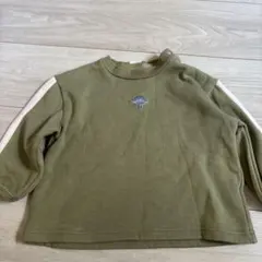 SIMPLE FREE トレーナー 90サイズ オリーブグリーン