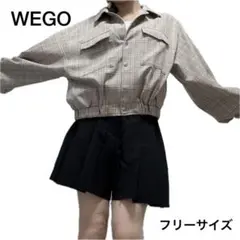 WEGO チェック柄 フリーサイズジャケットのサムネイル