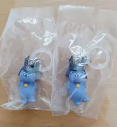 ひこにゃん　ガチャガチャ　ガチャ　めじるしアクセサリー　わるにゃんこ将軍２個