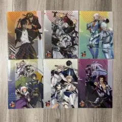 刀剣乱舞　A5クリアファイル セブンイレブン　全６種コンプリート
