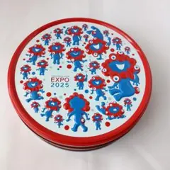 【値下げ】大阪関西万博　ミャクミャク　クッキー缶　EXPO2025