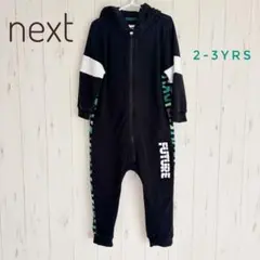 ネクストnext 裏起毛つなぎ　オールインワ2-3yrs 92〜98