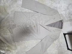 DURBAN ベージュ ストライプ テーラードジャケット