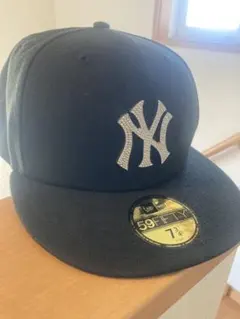 New Era 59FIFTY ブラックキャップ 7 3/4