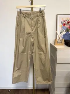 GU チノパン レディース L ベージュ ベージュ パンツ L
