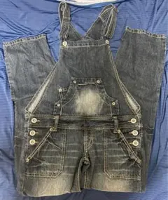 【M】デニム オーバーオール レディース サロペット デニムパンツ