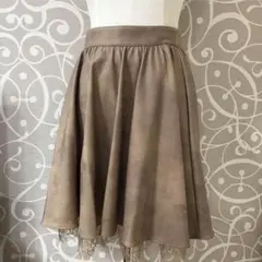 新品未使用!グレース♡キャメルレーススカート