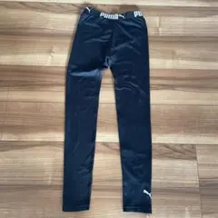 PUMA ブラック インナータイツ キッズ140サイズ