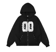 【Tqq 】COZY WORLDWIDE ジップパーカー 黒 M cozy worldwide/ジップパーカー/M/-/BLK