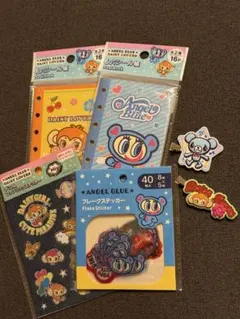 エンジェルブルー　デイジーラバーズ　シール帳　デニムステッカー　フレークシール