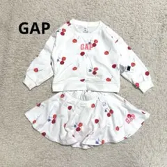 【新品未使用】baby GAP セットアップ　さくらんぼ柄　100cm スカート