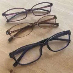 JINS ブルーライトカットメガネ 3本セット