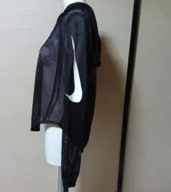 美品 ✨️ NIKE メッシュパーカー 長袖 ブラック メンズ レディース XLのサムネイル