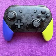 プロコン 任天堂 Switch 純正 スプラ3カラー E1f-2【未使用に近い】
