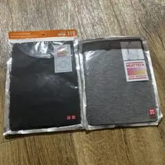新品 未使用 ユニクロ ヒートテック 2種 110cm