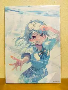 絵師100人展　てぃんくる　蒼雪の灯　カードスリーブ3つセット Amazon.co.jp: 「絵師100人展 12」F3キャンバスアート